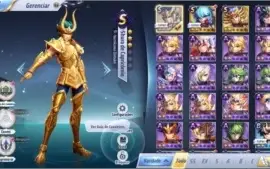 SAINT SEIYA AWAKENING - COM GEMAS AVANÇADAS E LIVROS