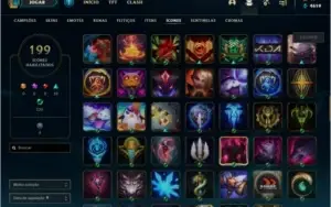 CONTA NO LOL GOLD IV 97 SKINS NV 333