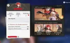 Conta Honkai Star Rail NV 31 com Himeko + Yanqing ⭐⭐⭐⭐⭐