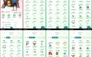 Conta PTC | LVL 34 |35 shiny| 30 Lendários | C020