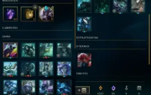 Conta nível 79, Diamante IV, 45 skins (com Sylas Mítico)+++