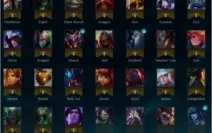 Conta LoL (gold3 e platina 4)