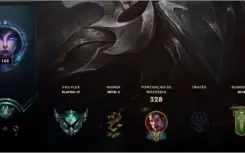 Conta LoL (gold3 e platina 4)