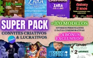 Super Pack Convites Criativos & Lucrativos -