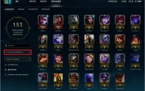 Conta de League of Legends