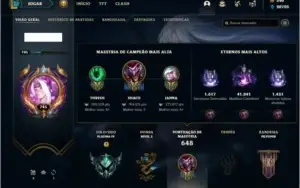 Conta platina 4 com TODOS os champs e 238 skins ( NIVEL 745)