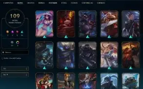 Conta League of Legends 109 Skins, 2 Ultimates sem ranque