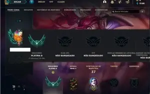 Conta platina 2 com 30 champs e 8 skins + 1 Fragmento
