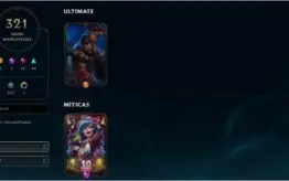 Conta com Blitzcrank Enferrujado (321 skins)