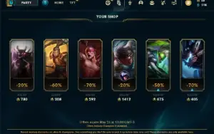 Conta Mestre Lol 64% 121PDL