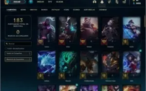 Conta unranked com 114 skins e 72 champs + PAX SIVIR