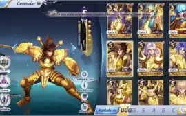 Conta do saint seiya awakening lv40 16 cavaleiro classe S