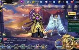 Conta do saint seiya awakening lv40 16 cavaleiro classe S