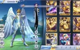 Conta do saint seiya awakening lv40 16 cavaleiro classe S