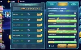Conta Pocket Contest / Origem das Fadas / Vip 6 / Server 141