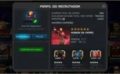 CONTA KABAM MARVEL TORNEIO DE CAMPEÕES