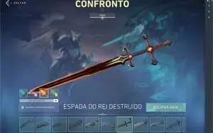 CONTA BETA - MUITAS SKINS E FACAS
