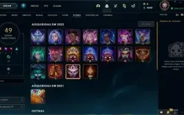 Conta Diamante 4 com MMR BUFFADO, skin super rara da janna