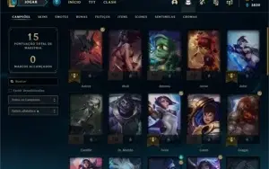 Conta Diamante 4 com MMR BUFFADO, skin super rara da janna