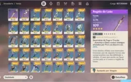 GENSHIN IMPACT - QIQI + 2 Armas 4 estrelas