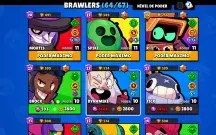 Conta Brawl Stars - 69/73 Brawls