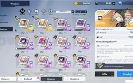 Tower of Fantasy, 20.760 CS, Samir 3★ / King 1★ / Nemesis 0★