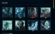 Conta esmeralda 3, 73% de win rate, 42 champs, 14 skins