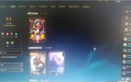 Conta league of legends ouro 1