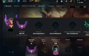 Conta LoL Rank Elo Mestre Season Temporada 14