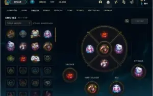 Conta Platina 1 (mestre season passada), 35 champs e 8 skins