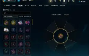 Conta ouro 2 com 20 Champs e 6 Fragmentos de skins