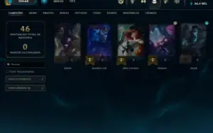 Conta Unranked lvl 30 (handlevel) com 1050 de RP