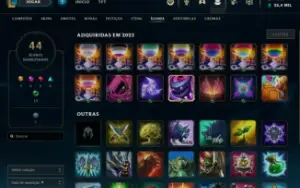 Conta Unranked lvl 30 (handlevel) com 1050 de RP