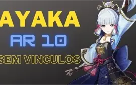 CONTA GENSHIN IMPACT AYAKA AR10 (SEM VÍNCULOS)
