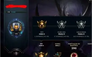 conta de lol prata 4 81 champs 45 skins