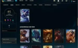 conta de lol prata 4 81 champs 45 skins