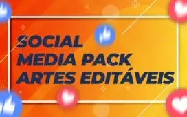 Social Media: Pack de Artes Abertas Editáveis para Designer