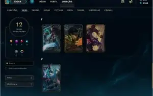 Conta LOL Platina 3 | 12 Skins | 48 Champs