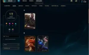 Conta LOL Platina 3 | 12 Skins | 48 Champs
