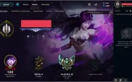 Conta LOL Platina 3 | 12 Skins | 48 Champs