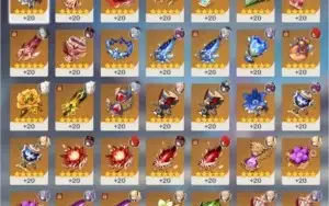 Genshin Impact Keqing+mona+hutao+ganyu+jean+diluc+venti Ar55