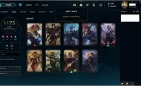 Conta LOL 1173 skins PAX TF, Janna Vitoriosa, Kayle Juiza