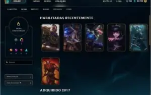 CONTA DE LOL DIAMANTE 150 REAIS