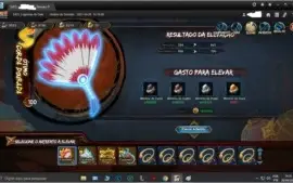 CONTA NARUTO ONLINE S475 Lágrimas de Gelo 160k Fc