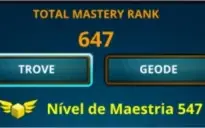 Conta Trove F2P 35k MR 547