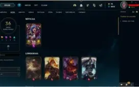 Conta de League of Legends Bronze 1
