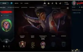 Conta de League of Legends Bronze 1
