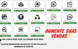 Robô de Disparos de mensagem em Massa!