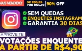 [Promoção] Votações Enquetes Instagram | 24h On