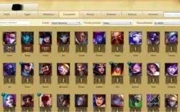 Conta lvl 30, 49 campeões e variadas Skins.